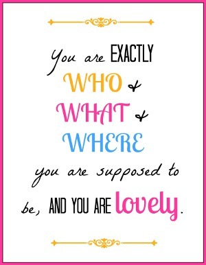 You Are Lovely Free Printable Quote