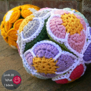 Flower Ball Puzzle Pattern