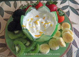 Light and Luscious Fruit Dip