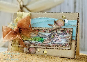 Gorgeous Beachy Mermaid Card
