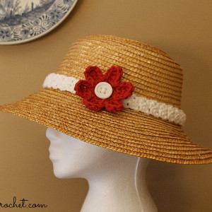 crochet hat band