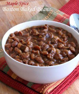 Maple Spice Boston Baked Beans