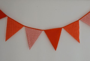 Autumn Orange Thanksgiving Bunting