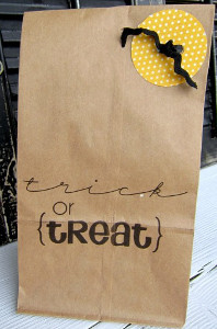 Halloween Paper Sack Gift Bags