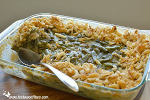 Crunchy and Creamy Green Bean Casserole