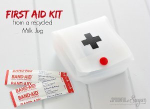 Milk Jug First Aid Kit