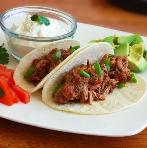 Tinga Poblana Tacos