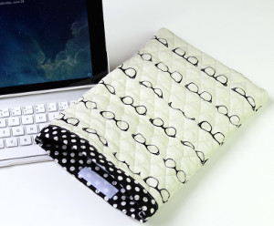 Quilted iPad Sleeve