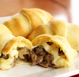 Philly Cheesesteak Crescents