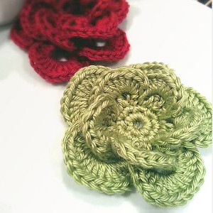 Wagon Wheel Crochet Flower Pattern