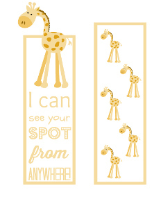 Giraffe Bookmarks That Won't Lose Your Page