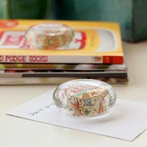 DIY Colorful Glass Paperweights
