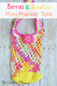 Berries and Sunshine Mini Market Tote