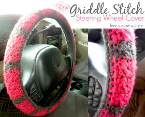 Griddle Stitch Steering Wheel Cover