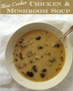 Creamy Chicken and Mushroom Soup