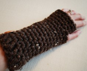 Mocha Wrist Warmers