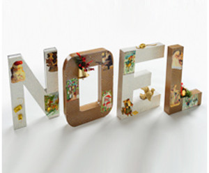 Holiday Village Decoupage Noel