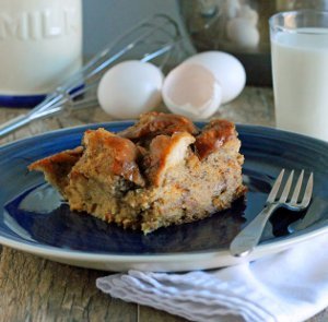 White Chocolate French Toast Casserole