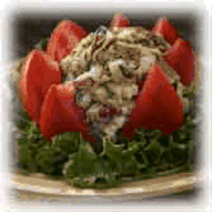 Tuna Salad Stuffed Tomatoes