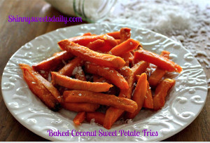 Baked Coconut Sweet Potato Fries