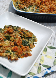 Simple Spinach Casserole