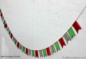 Really Ribbons Christmas Bunting