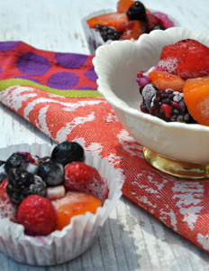 Individual Frozen Fruit Salads