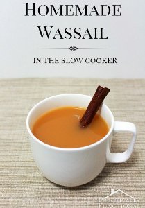 Homemade Wassail in the Slow Cooker
