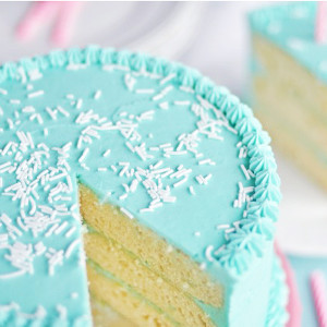 Vanilla Butter Birthday Cake