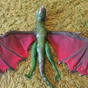 diy stuffed dragon