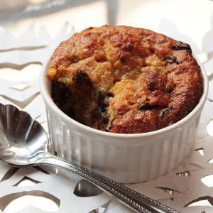 Eggnog Chocolate Chip Bread Pudding