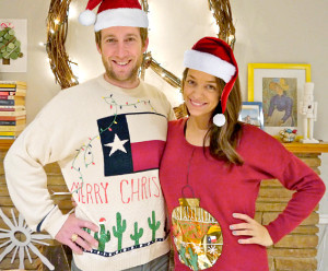 DIY Ugly Christmas Sweater Set
