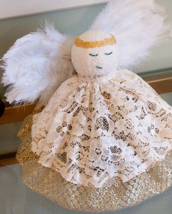 Lace Christmas Angel Craft
