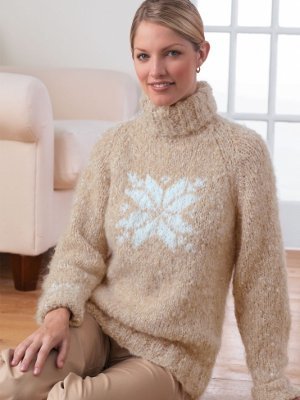 Soft Snowflake Sweater