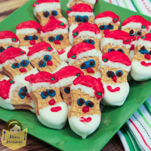 Nutter Butter Santa Cookies