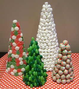 Deliciously Festive Candy Christmas Trees