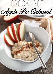 Awesomely Easy Apple Pie Oatmeal