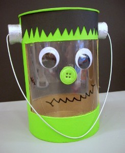 Fabulous Frankenstein Treat Bucket