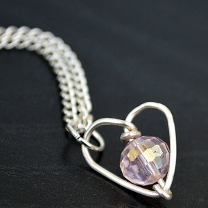 Wonderful Wire Heart Necklace