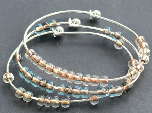 Stackable Seed Bead Bangles