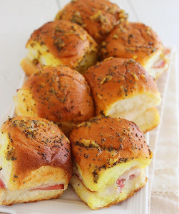 Baked Ham and Cheese Sliders
