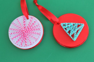 Fun String Art Ornaments