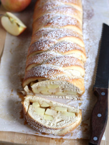 Braided Caramel Apple Loaf