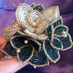 Beaded Wedding Bouquet