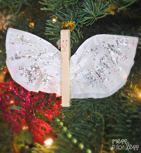 Clothespin Angel Ornaments