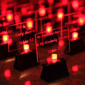 LED Wedding Place Cards