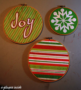 Beautiful Embroidery Hoop Ornaments