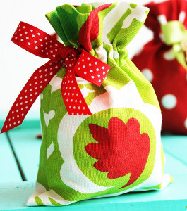 Drawstring Fabric Gift Bags