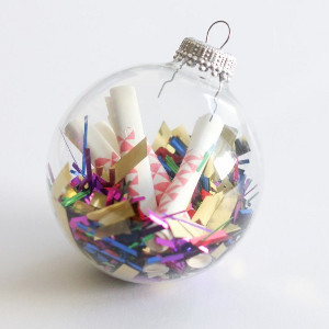 New Year's Resolution Time Capsule Ornament