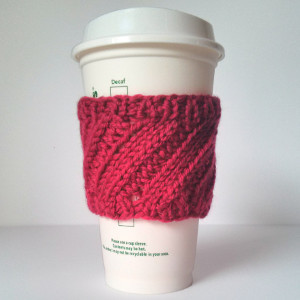 Diagonal Rib Coffee Cup Sleeve